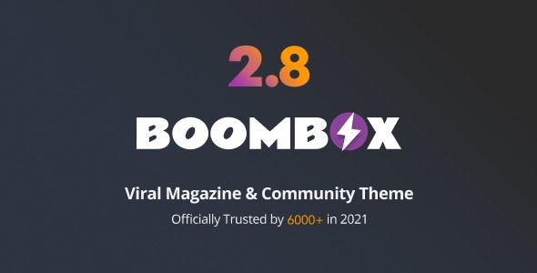 BoomBox — Tema WordPress de revista viral